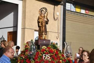 Romería popular, procesión y misa en El Caracol en la despedida de sus fiestas/TA y Francisco Javier Santana.